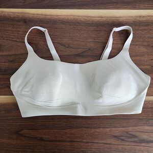 Aerie Smoothez Bra Wireless Padded Bralette Nude Beige Size Large